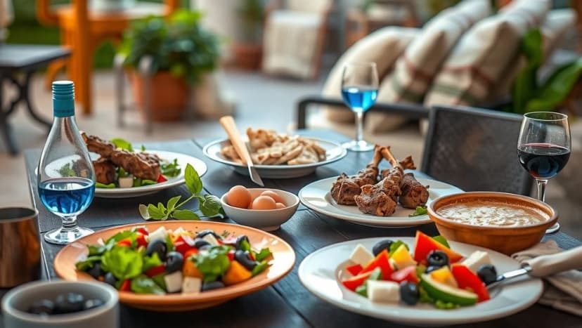 Grekiska grill och bar vad serverar de