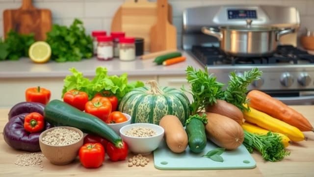 Hälsosam matlagning för hemmet